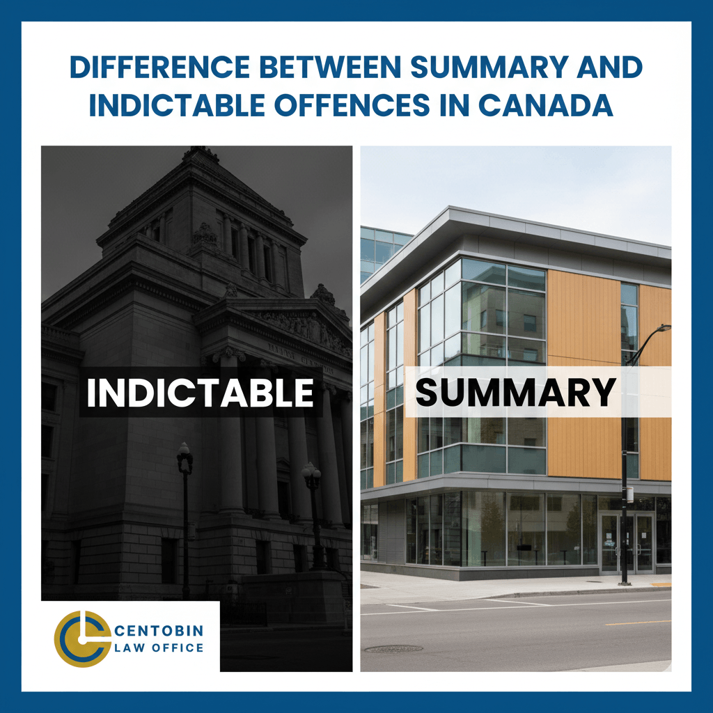 Difference Between Summary and Indictable Offences in Canada